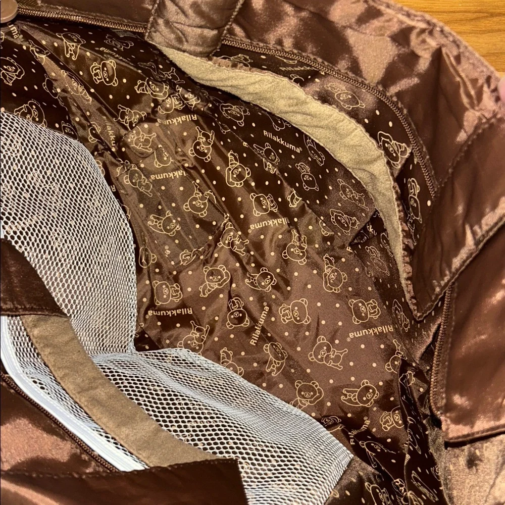 Rilakkuma Brown and Tan Tote Baby Bag